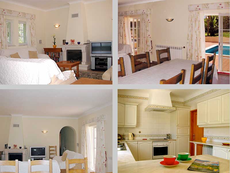Villa MLG, Holiday Home in Algarve, Portugal - Composition living room and kitchen